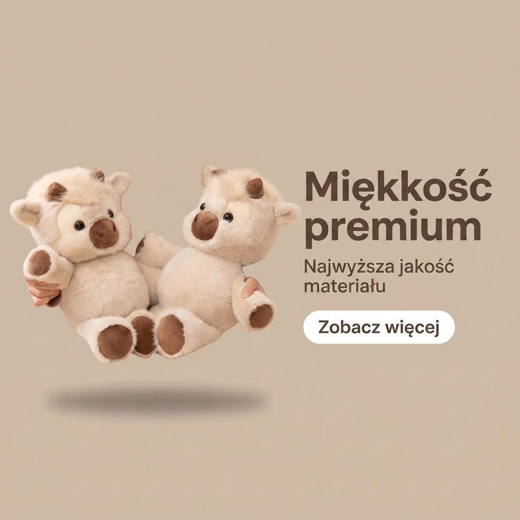 Urocza Pluszowa Krówka