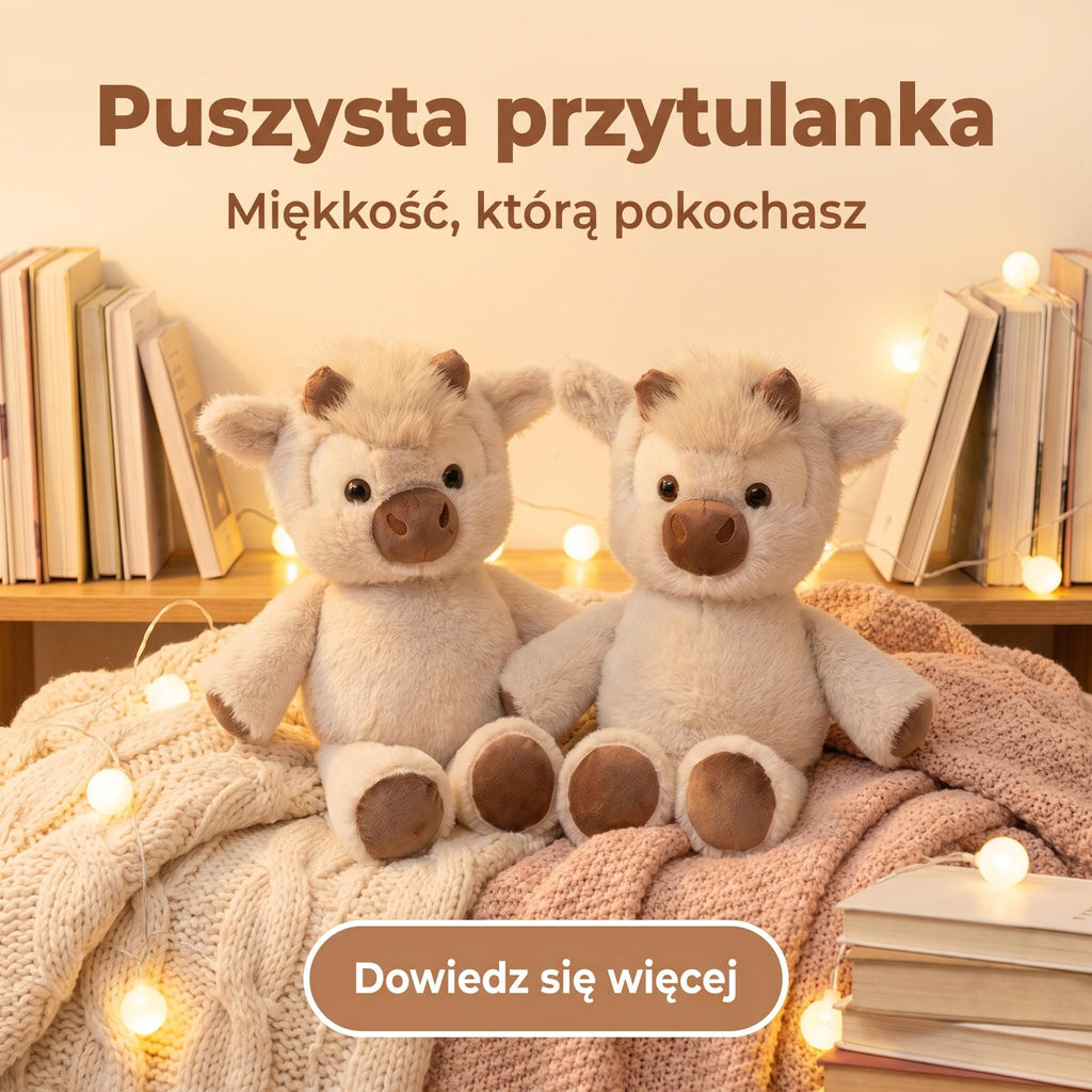 Urocza Pluszowa Krówka